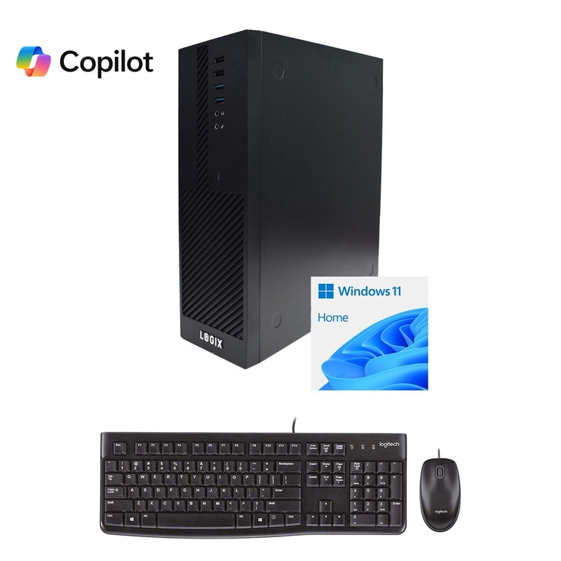 LOGIX 14th Gen Intel Core i5 10 Core Small Form Factor SFF Home / Offi ...