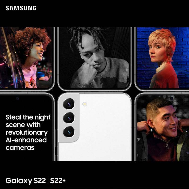 Samsung Galaxy S22 SM-S901B 15.5 cm (6.1") Dual SIM Android 12 5G USB Type-C 8 GB 128 GB 3700 mAh White