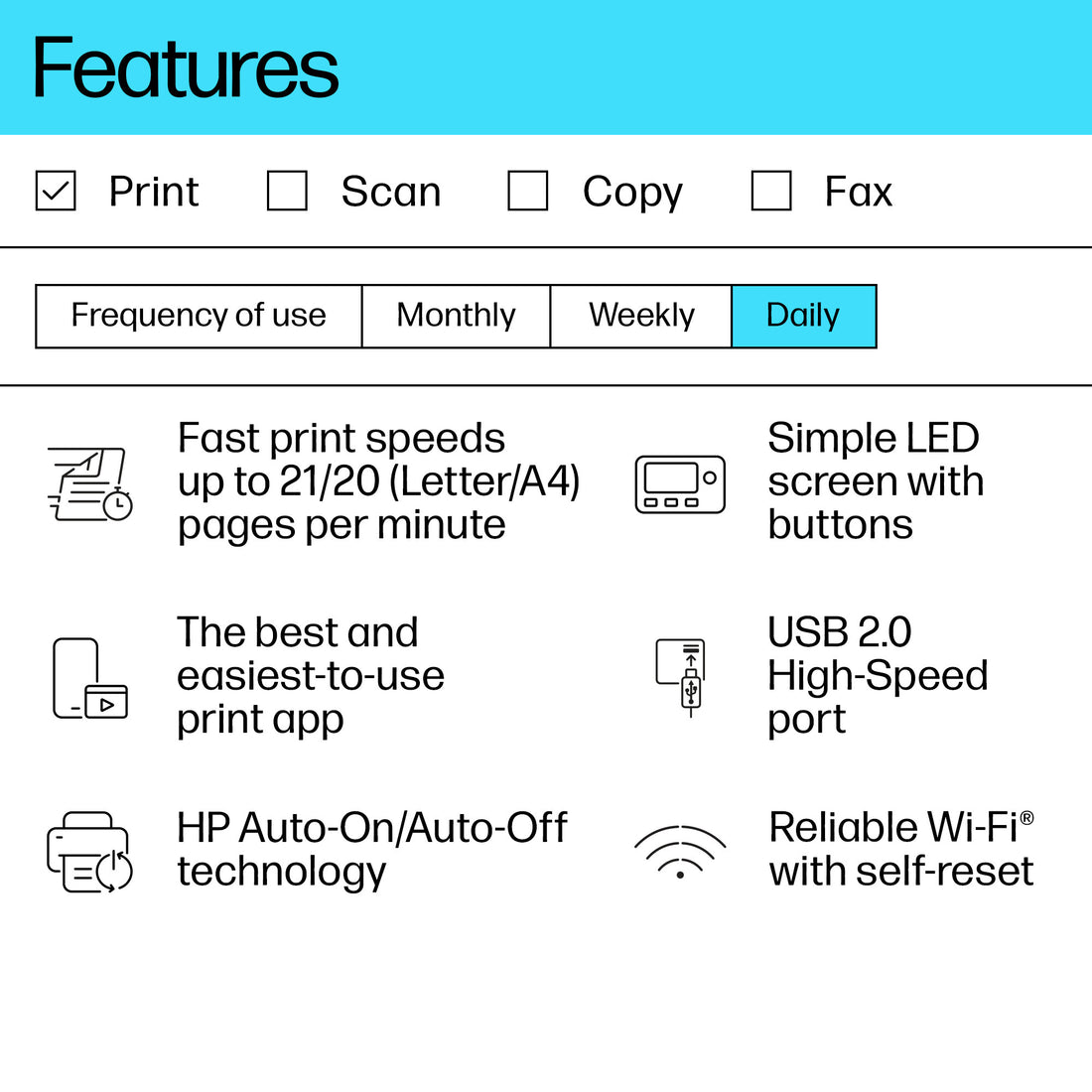 HP LaserJet M110w Printer - image 2