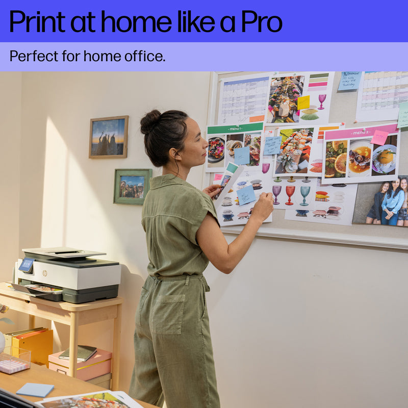 HP OfficeJet Pro 8125e Wireless All-in-One Color Printer, Instant Ink; Two-sided printing