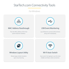 StarTech.com Thunderbolt 3 Dock w/ USB-C Host Compatibility - Dual 4K 60Hz DisplayPort 1.4 or Dual HDMI Monitors - Single 8K - TB3/USB-C Laptop Docking Station - 96W PD, 5xUSB - 10Gbps