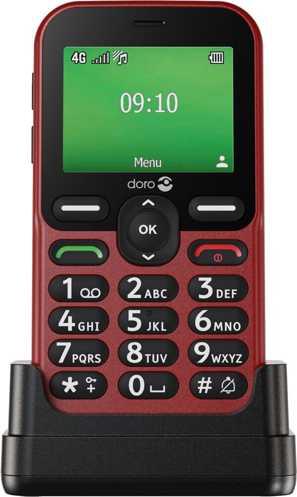 Doro Leva E10 6.1 cm (2.4") 118.9 g Red Senior phone