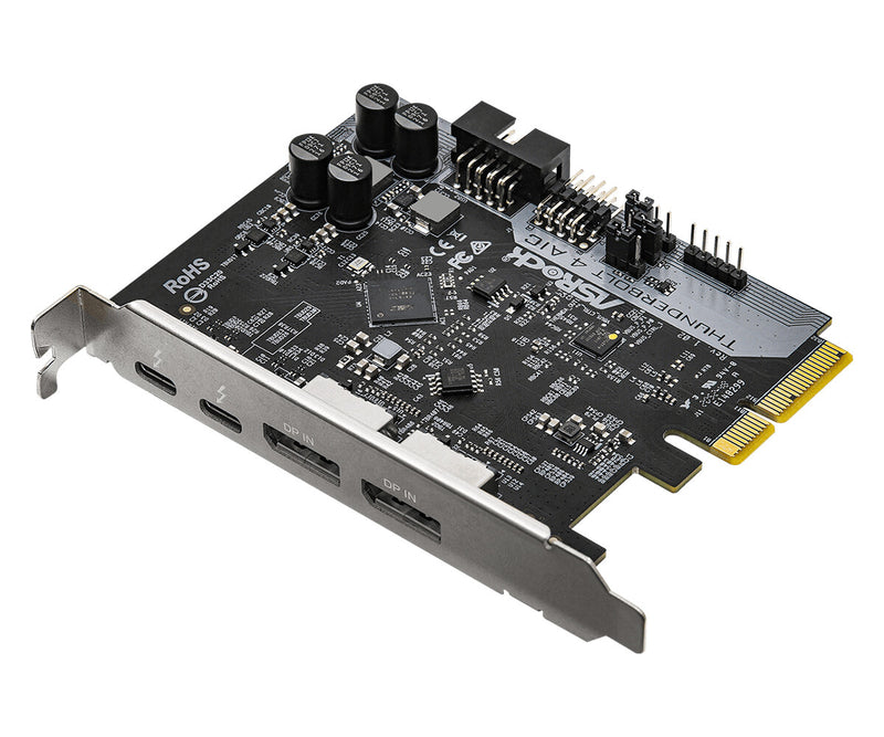 Asrock Thunderbolt 4 AIC interface cards/adapter Internal Thunderbolt 4, DisplayPort