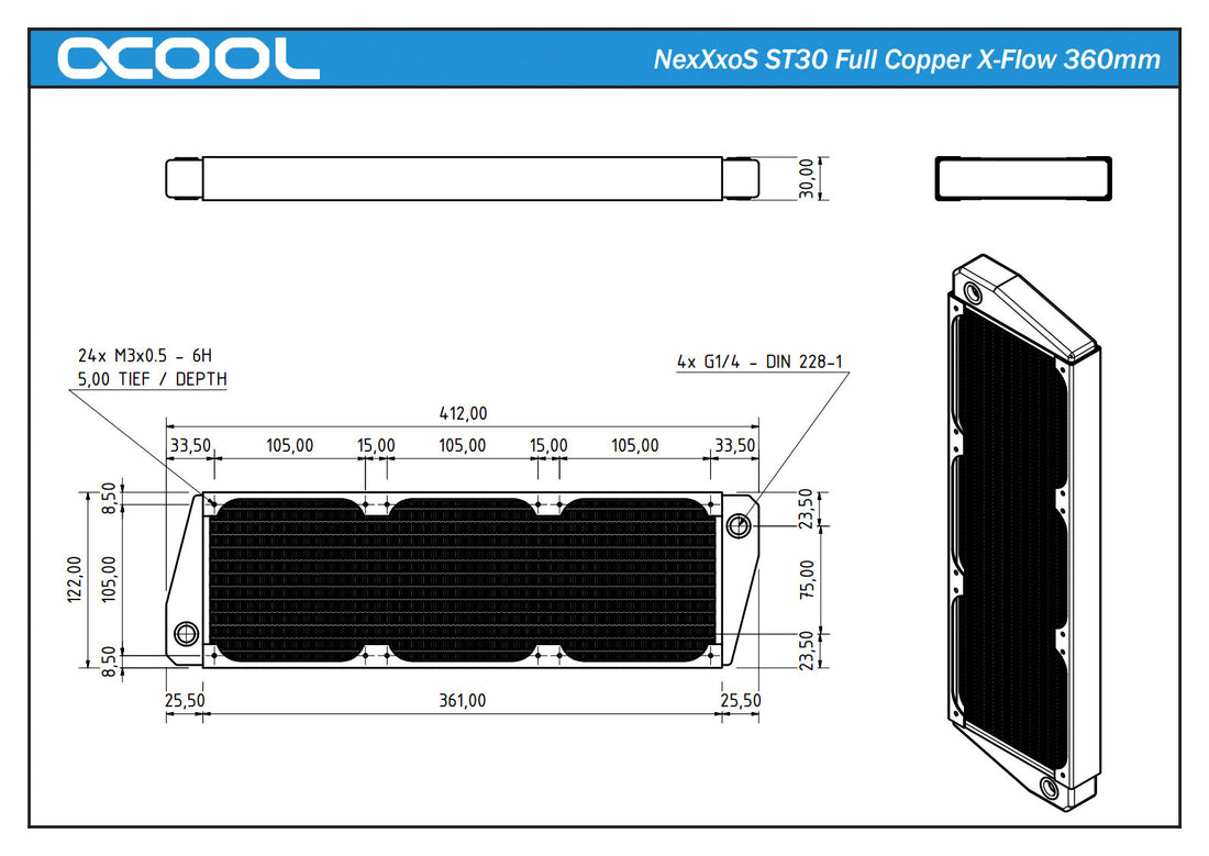 Alphacool NexXxoS ST30 Heatsink - image 7
