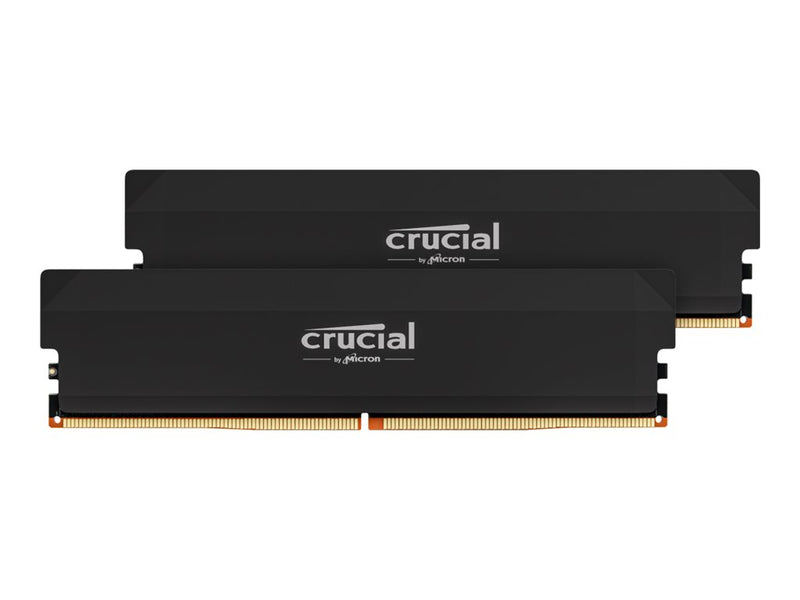 Crucial Pro DDR5 RAM 32GB Kit (2x16GB) 6000MHz CL36, Overclocking Gaming Memory, Black (CP2K16G60C36U5B)