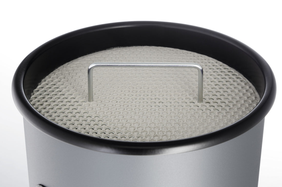 Durable 333023 trash can 17 L Round Metal Silver - image 3