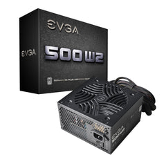 EVGA 500 W2 power supply unit 500 W 20+4 pin ATX Black