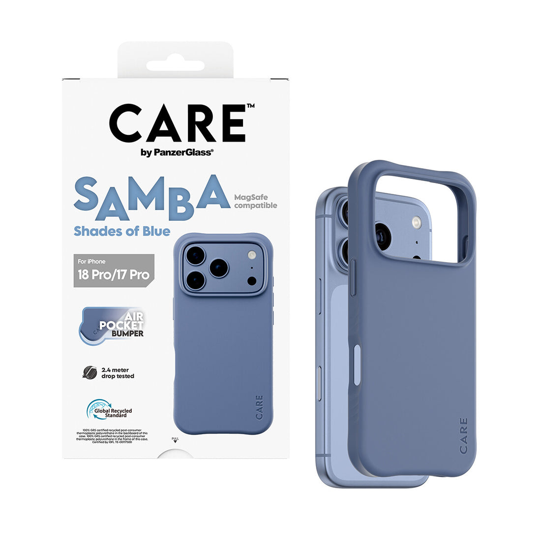 PanzerGlass CARE by Samba Case Shades of Blue w. MagSafe iPhone 18 Pro | 17 Pro - image 5