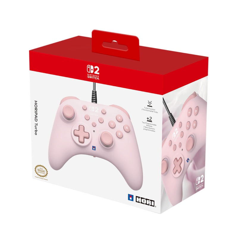 Hori HORIPAD Turbo (Cozy Pink) for Nintendo Switch 2