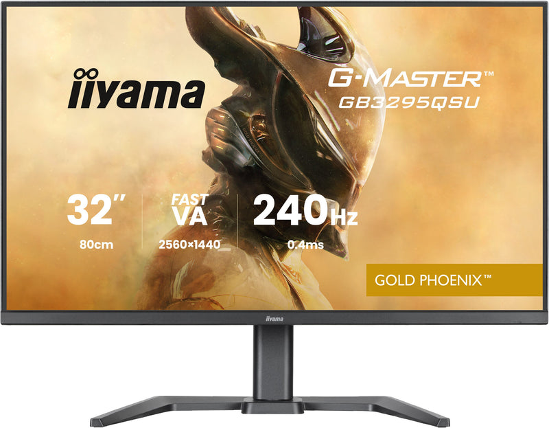 iiyama G-MASTER GB3295QSU-B1 computer monitor 80 cm (31.5") 2560 x 1440 pixels Quad HD LED Black