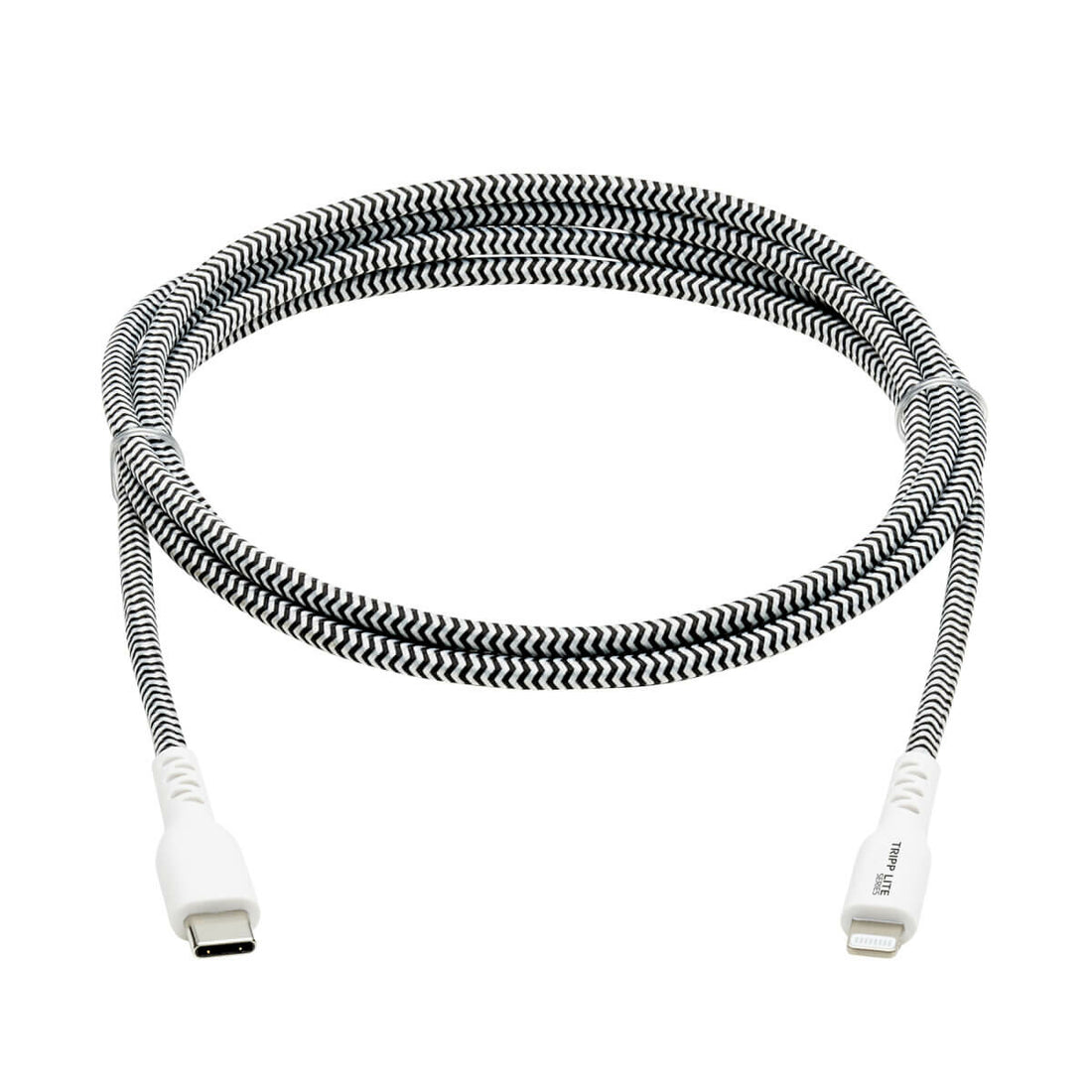 Tripp Lite M102-010-HD Heavy-Duty USB-C to Lightning Sync/Charge Cable, MFi Certified - M/M, USB 2.0, 10 ft. (3.05 m)