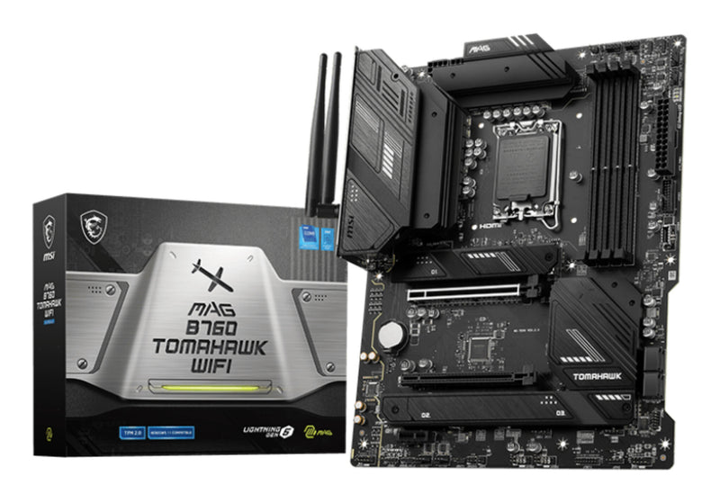 MSI MAG B760 TOMAHAWK WIFI motherboard LGA 1700 ATX