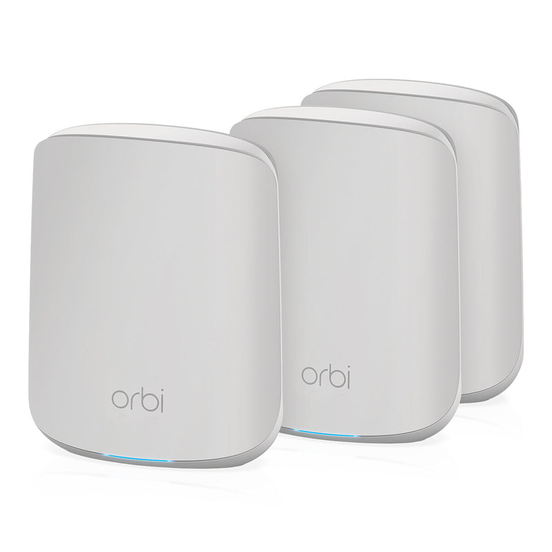 NETGEAR Orbi RBK353 AX1800 WiFi 6 Dual-band Mesh System Dual-band (2.4 GHz / 5 GHz) Wi-Fi 6 (802.11ax) White 7 Internal