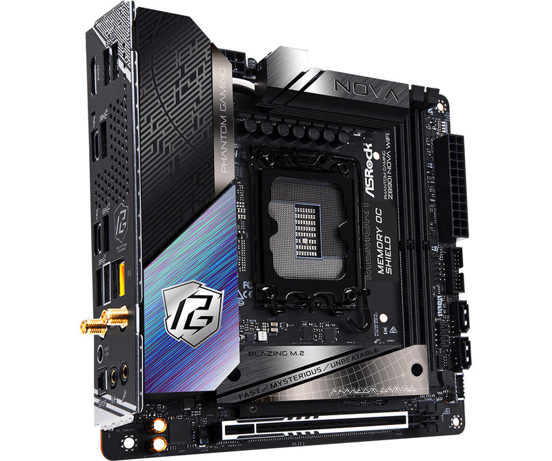 Asrock Phantom Gaming Z890I Nova WiFi Intel Z890 LGA 1851 (Socket V1) mini ITX