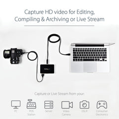 StarTech.com USB 3.0 Video Capture Device - HDMI / DVI / VGA / Component HD Video Recorder - 1080p 60fps - TAA