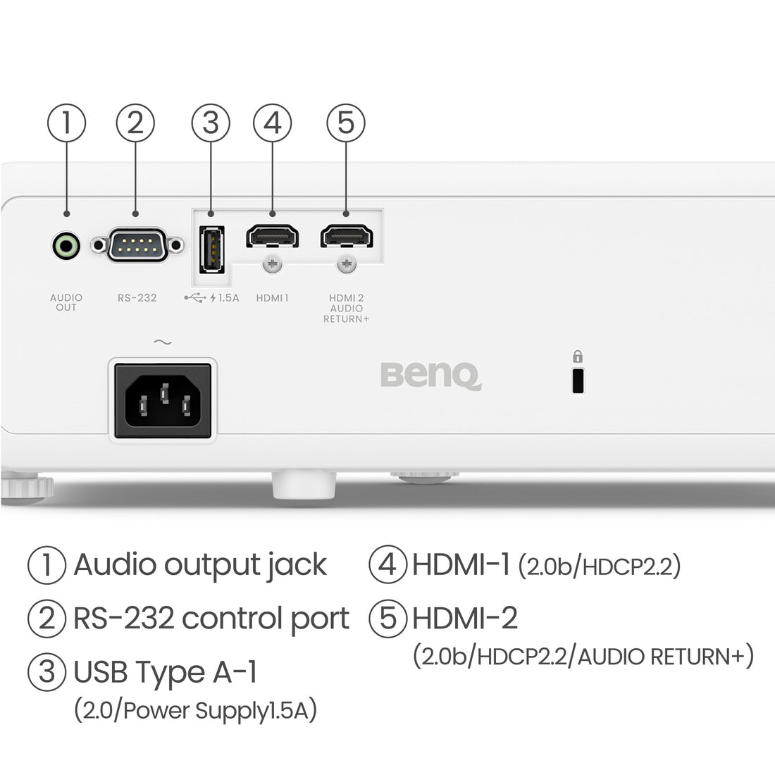 BenQ TK710 Standard throw projector 3200 ANSI lumens DLP UHD 4K (3840x2160) 3D Black, White - image 6