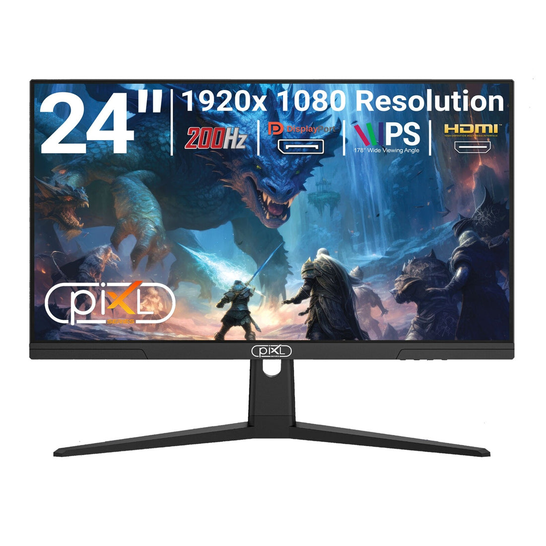 piXL X-Series 24.5" Full HD IPS 200Hz Gaming Monitor (GS24IDPHA)