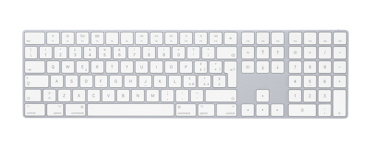 Apple Magic keyboard Universal Bluetooth QWERTY Italian White | Back to ...