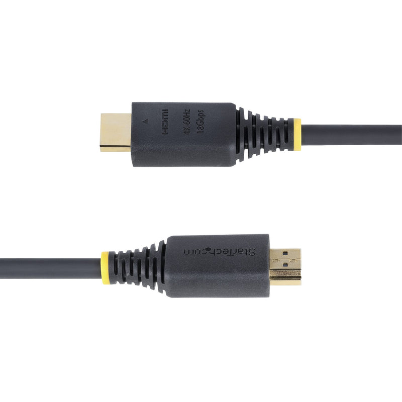 StarTech.com 1.6ft (50cm) Premium Certified High Speed HDMI Cable, 4K 60Hz/1440p 144Hz, HDR10/HDCP 2.2/ARC, 18Gbps, UHD HDMI 2.0 Cord for TV/Monitor/Display, TPE Jacket