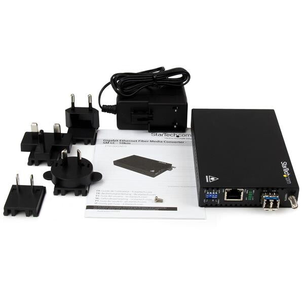 StarTech.com Gigabit Ethernet Copper-to-Fiber Media Converter - SM LC - 10 km - image 5