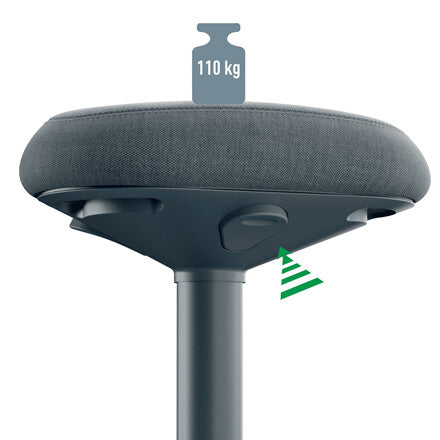 Leitz Ergo Active Sitting Stool with Comfort Seat - image 6