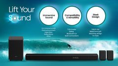 Hisense AX5125H soundbar speaker Black 5.1.2 channels 500 W