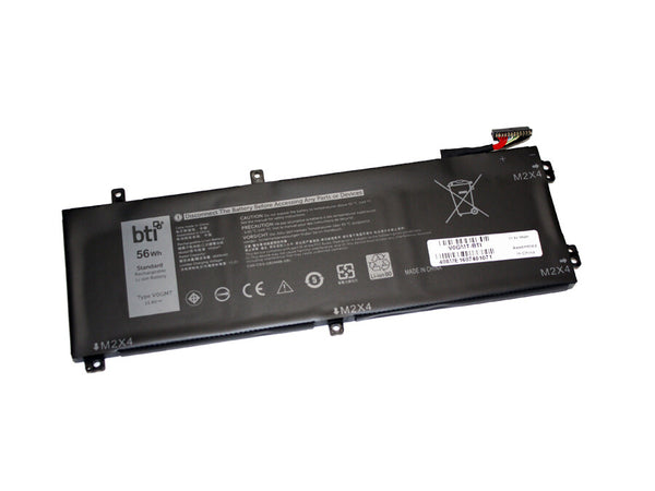 BTI XYCW0 compatible 56Wh 3-cell battery for DELL G7 17 7700 SERIES VOSTRO 15 7500