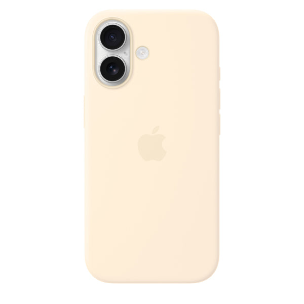 Apple iPhone 17 Silicone Case with MagSafe – Vanilla