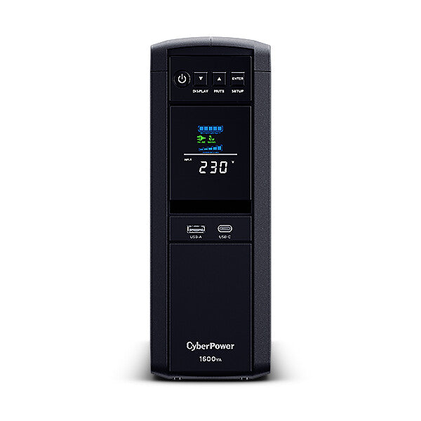 CyberPower CP1600EPFCLCD-UK uninterruptible power supply (UPS) Line-Interactive 1.6 kVA 1000 W 6 AC outlet(s)