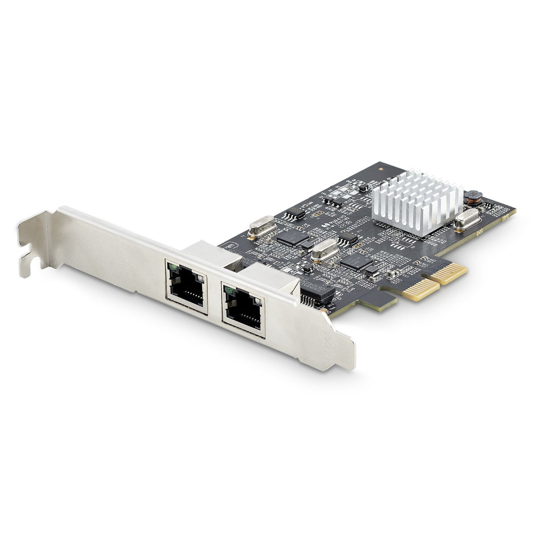 StarTech.com 2-Port 2.5Gbps NBASE-T PCIe Network Card, Intel I225-V, Dual-Port Computer Network Card