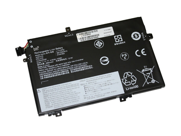 BTI 01AV465 compatible 45Wh 3-cell battery for LENOVO ThinkPad L480 L490 L580 L590 L15