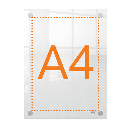 Nobo Premium Plus A4 Clear Acrylic Wall Mounted Poster Frame - image 5