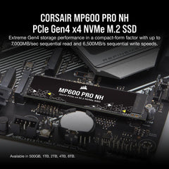 Corsair MP600 PRO NH 1 TB M.2 PCI Express 4.0 NVMe 3D TLC NAND