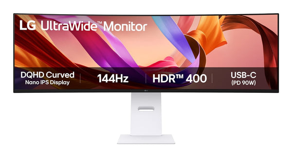 LG 49" Dual QHD 144Hz Monitor (49U950A-W)