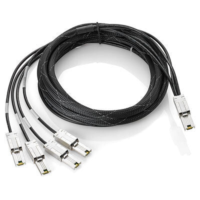 HPE StoreEver 4m External Mini-SAS to 4x1 Mini-SAS Cable