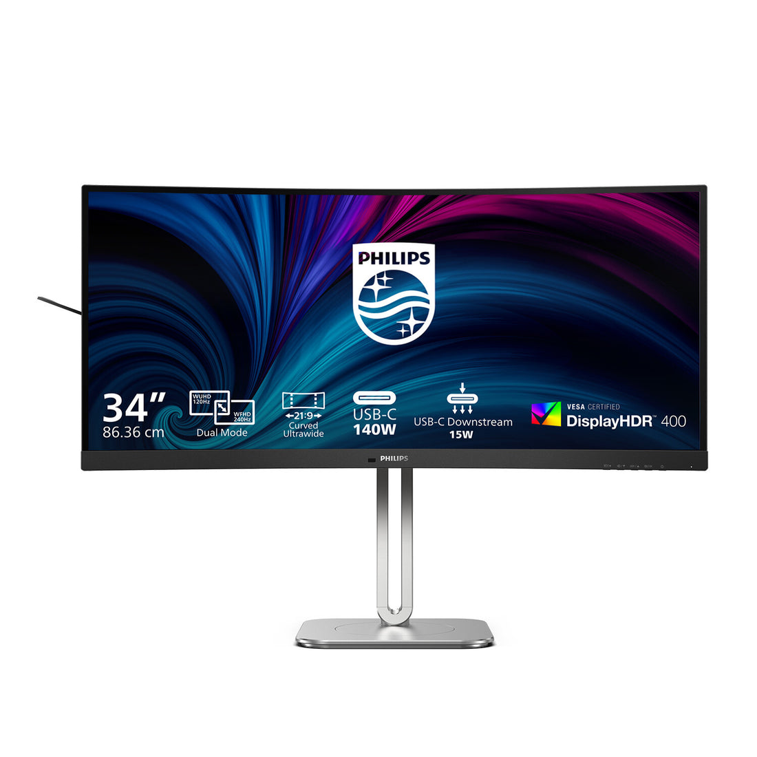 Philips 5000 series 34B2U5900C/00 computer monitor 34" 5120 x 2160 pixels WUHD LCD Grey