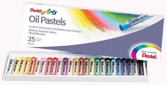 Pentel 0100525 pastel Oil pastel Multicolour 25 pc(s)