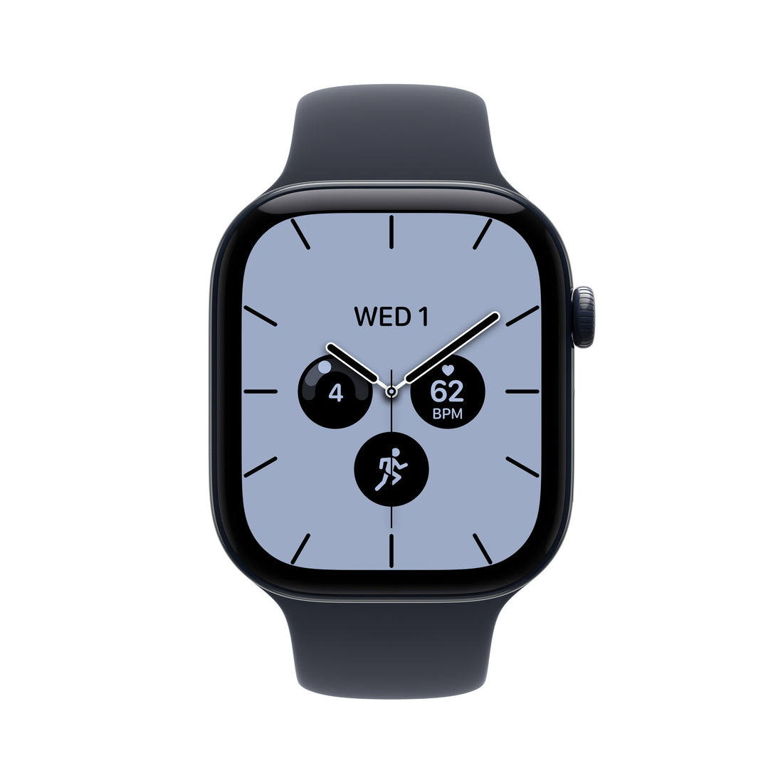 Apple Watch Series 12 GPS + Cellular 46mm Night Blue Ceramic Case with Navy Blue Sport Band - S/M - image 2