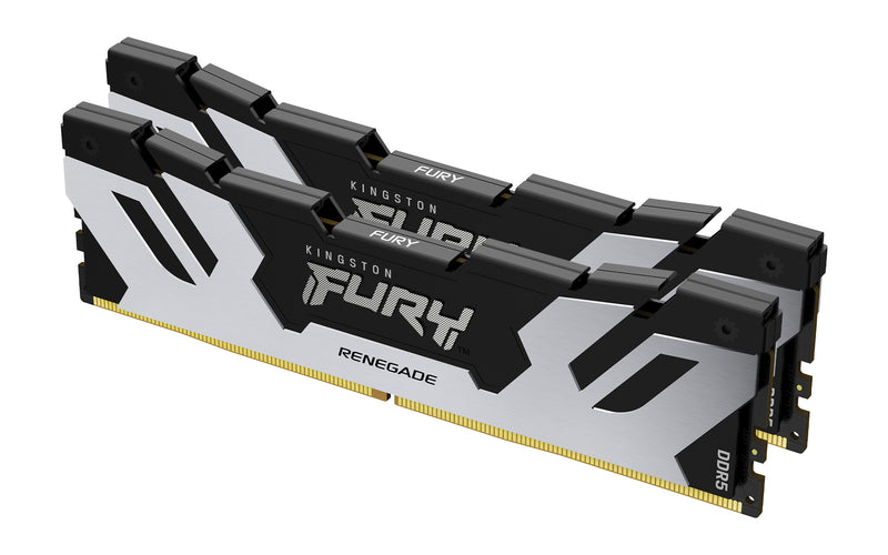 Kingston Technology FURY 96GB 6000MT/s DDR5 CL32 DIMM (Kit of 2) Renegade Silver XMP