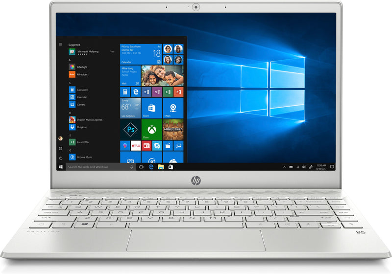 HP Pavilion 13-an1005na Intel® Core™ i3 i5-1035G1 Laptop 33.8 cm (13.3") Full HD 8 GB DDR4-SDRAM 512 GB SSD Wi-Fi 5 (802.11ac) Windows 10 Home Silver