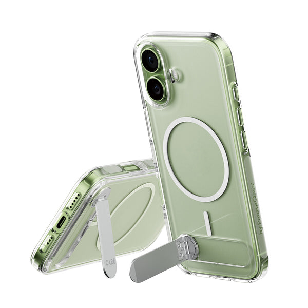 PanzerGlass CARE™ by ® Kickstand Case Transparent w. MagSafe iPhone 17