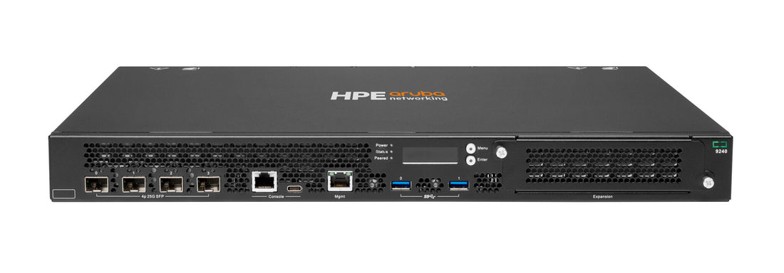 HPE Aruba Networking 9240 (RW) 4xSFP28 1 Expansion Slot Campus Gateway