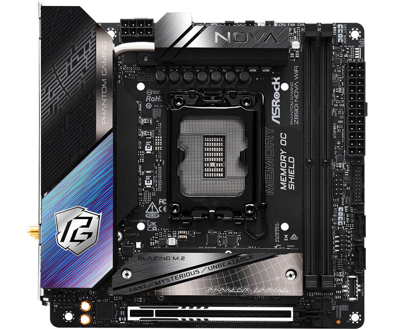 Asrock Phantom Gaming Z890I Nova WiFi Intel Z890 LGA 1851 (Socket V1) mini ITX