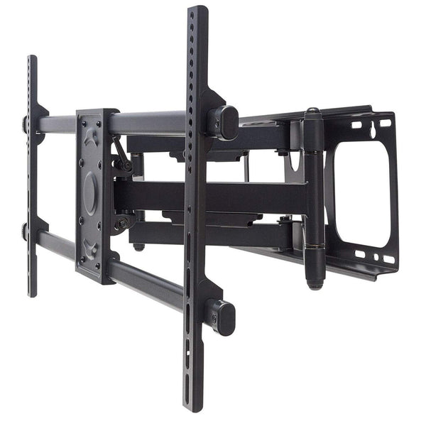 Manhattan Wall Mount for TV & Monitors (Full Motion), For screens 37" to 75", VESA compatibility: all between 200x200mm to 800x400mm - check the dimensions of the four mounting holes on back of screen to ensure it fits, Max 75kg, Black, Bracket, Lifetime