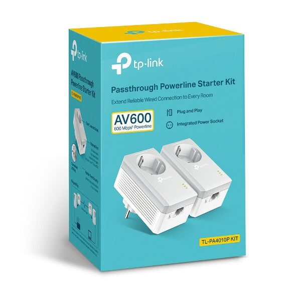 TP-Link Passthrough Powerline 600 Starter Kit, 1 Port - image 3