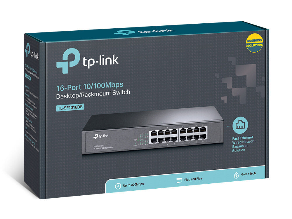 TP-Link 16-Port 10/100Mbps Desktop/Rackmount Network Switch - image 4