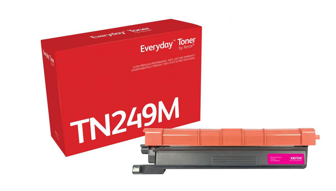 Everyday Magenta Toner by Xerox compatible with Brother TN-249M, High capacity