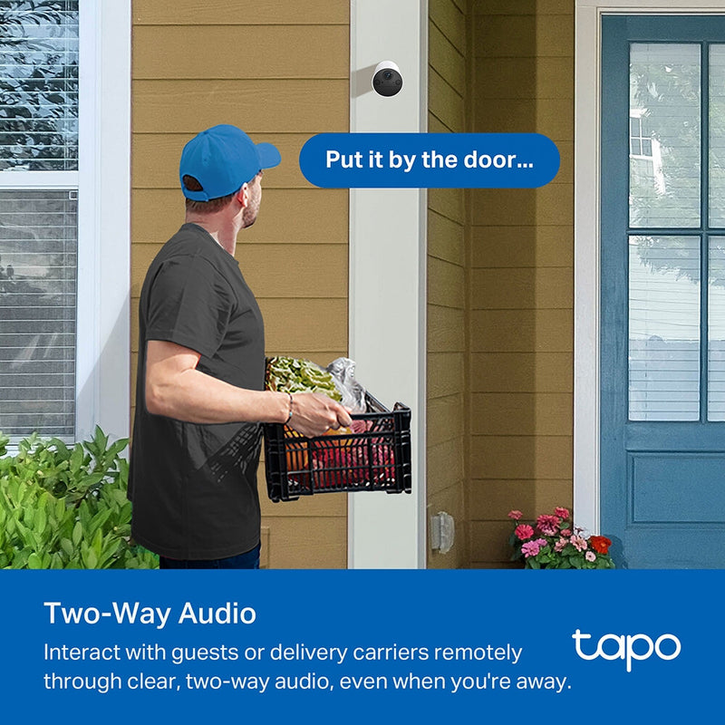 TP-Link Tapo Smart Wire-Free Security Camera, 2-Pack