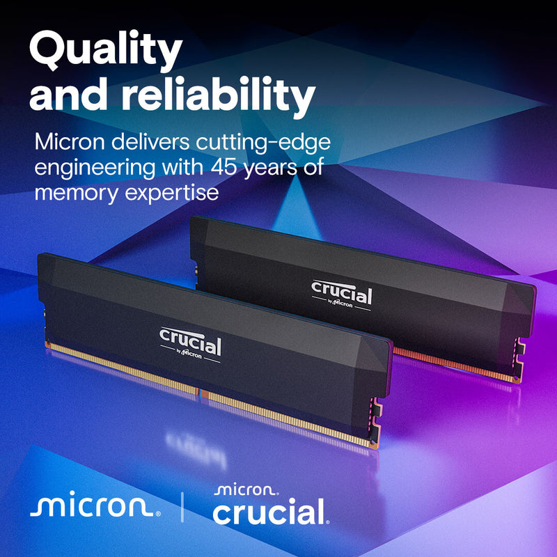 Crucial Pro CP2K32G64C40U5B memory module 64 GB 2 x 32 GB DDR5
