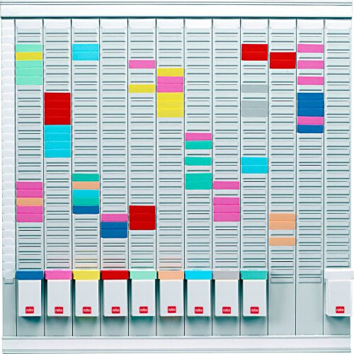 Nobo T-Card Annual 12 Month Planning Kit 32 Slot - image 3